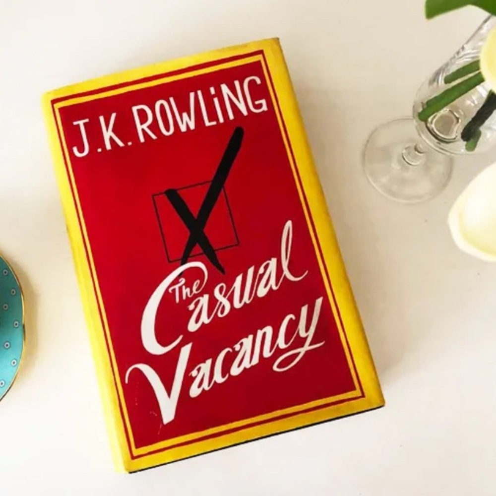 The Casual Vacancy by J.K. Rowling – Hardcover 10th Edition – Red Cover Adult F